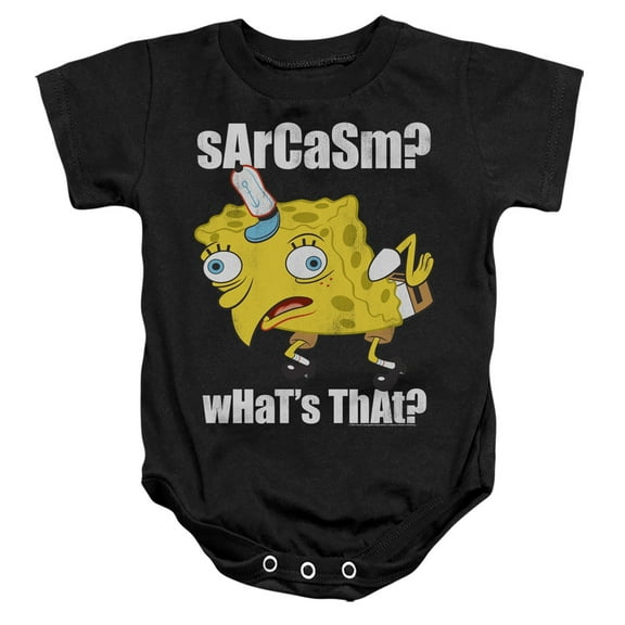 Spongebob Sarcasm Meme Unisex Infant Snap Suit for Baby