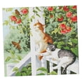 thumbnail image 1 of estampado de gato, conjunto de trabajo hecho 14CT Zulema Kits de punto de cruz para adultos, 1 of 8