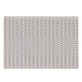 thumbnail image 1 of Abstract Cutting Board, Rhombus Style Petals Bicolor Geometric Floral Arrangement Simple Design, Decorative Tempered Glass Cutting and Serving Board, Large Size, Vermilion and Blue, by Ambesonne, 1 of 1