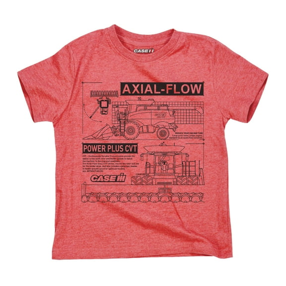 Axial Flow DIAgram  - CASE IH Toddler Short Sleeve Graphic T-Shirt