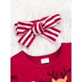 thumbnail image 4 of Disfraz navideño para niña pequeña Doresbebe, conjunto rojo de 3 piezas, 4 of 6