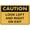 Warning Sign 4, variant on Caution Low Clearance Sign 8"x12", Aluminum Tin Warning Signs for Home Outdoor Garden, Weatherproof Hazard Sign for Garage