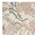 thumbnail image 3 of SAFAVIEH Micro-Loop Freddy Floral Wool Runner Rug, Ivory/Blue, 2'3" x 7', 3 of 5