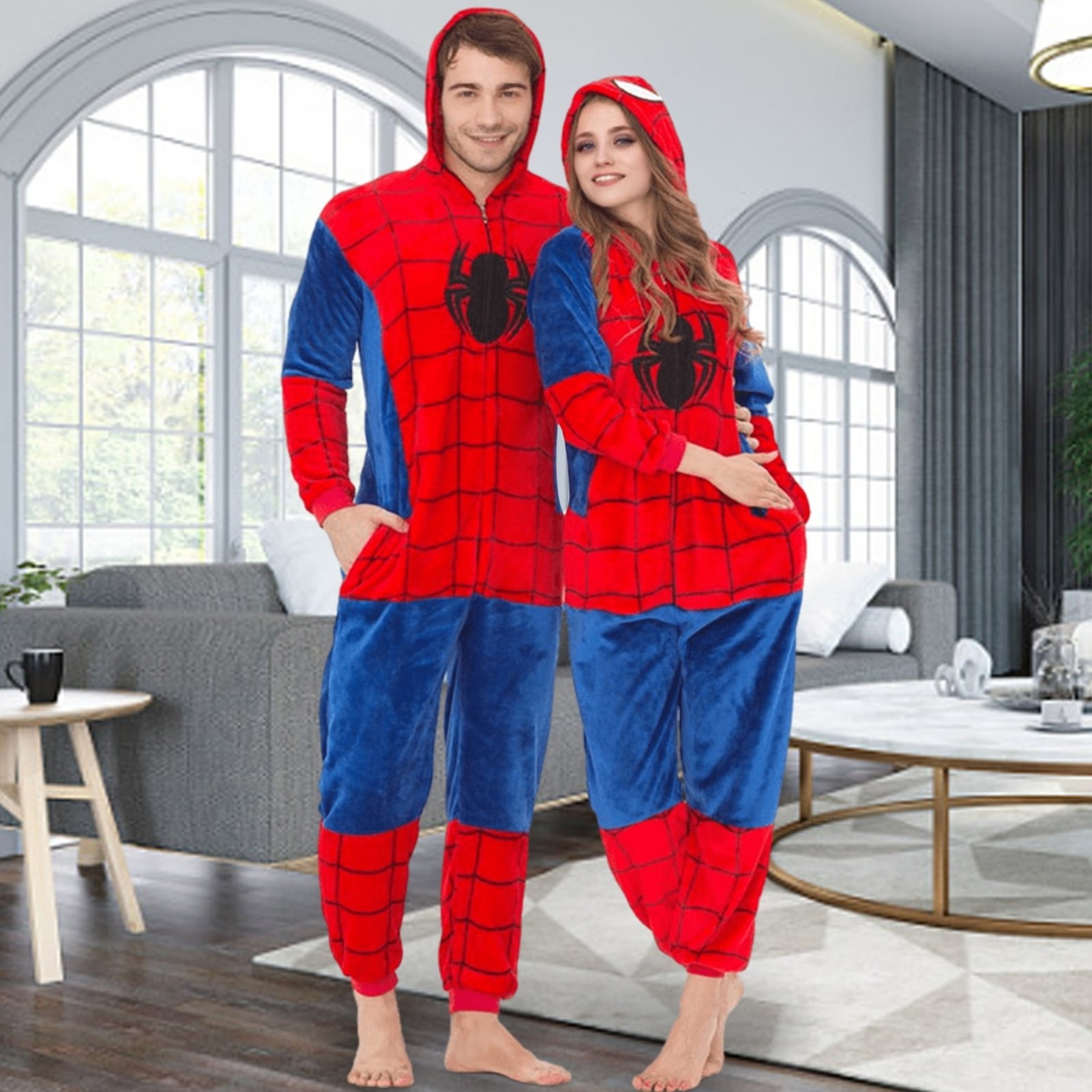 Alaiyaky Onesies Pajamas Unisex Adult for Women Men Animal Costume Cute Onesies Flannel Cartoon Cosplay Halloween Sleepwear