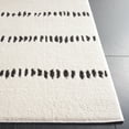 thumbnail image 3 of SAFAVIEH Melody Cora Abstract Polyester Area Rug, Ivory/Black, 6' x 9', 3 of 11