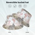 thumbnail image 2 of Cauagu World Map With Safari Animals for Unisex Bucket Hat,Outdoor Summer Beach Fishing Sun Hat Hot Summer Reflective Bucket Hat Fun Outdoor Vacation Hat for Men and Women, 2 of 6