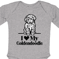 thumbnail image 4 of Inktastic I Love My Goldendoodle Dog Boys or Girls Long Sleeve Baby Bodysuit, 4 of 5