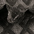 thumbnail image 3 of Unique Loom Outdoor Trellis Textured Collection Area Rug - Osage (2' x 6' Runner Charcoal), 3 of 6
