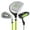 Green, variant on Costway Ultimate Junior Golf Club Set for Children Includes 165CC #3 Fairway Wood & #7 Iron Green