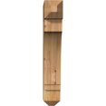 thumbnail image 2 of Ekena Millwork 4"W x 16"D x 24"H Imperial Craftsman Rough Sawn Bracket, Western Red Cedar, 2 of 4