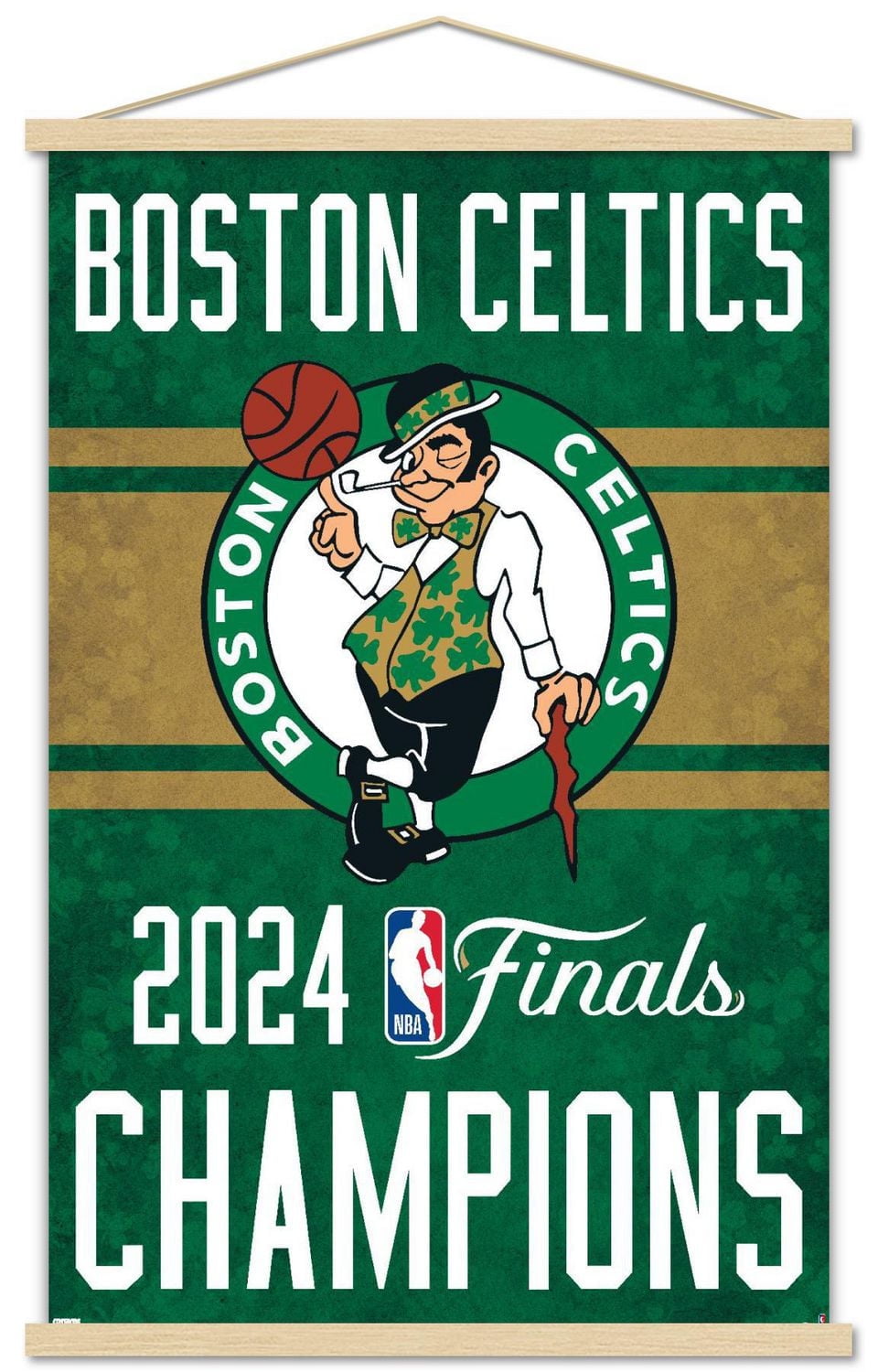 NBA Boston Celtics - 2024 NBA Finals Team Logo Wall Poster