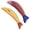 Yellow&Red, variant on BESTSKY 2Pcs Cat Toy,Fun Sound Effects Interactive Cat Toys,Draws Cat'S Focus Cat Toys Interactive,Green&Red,24cm