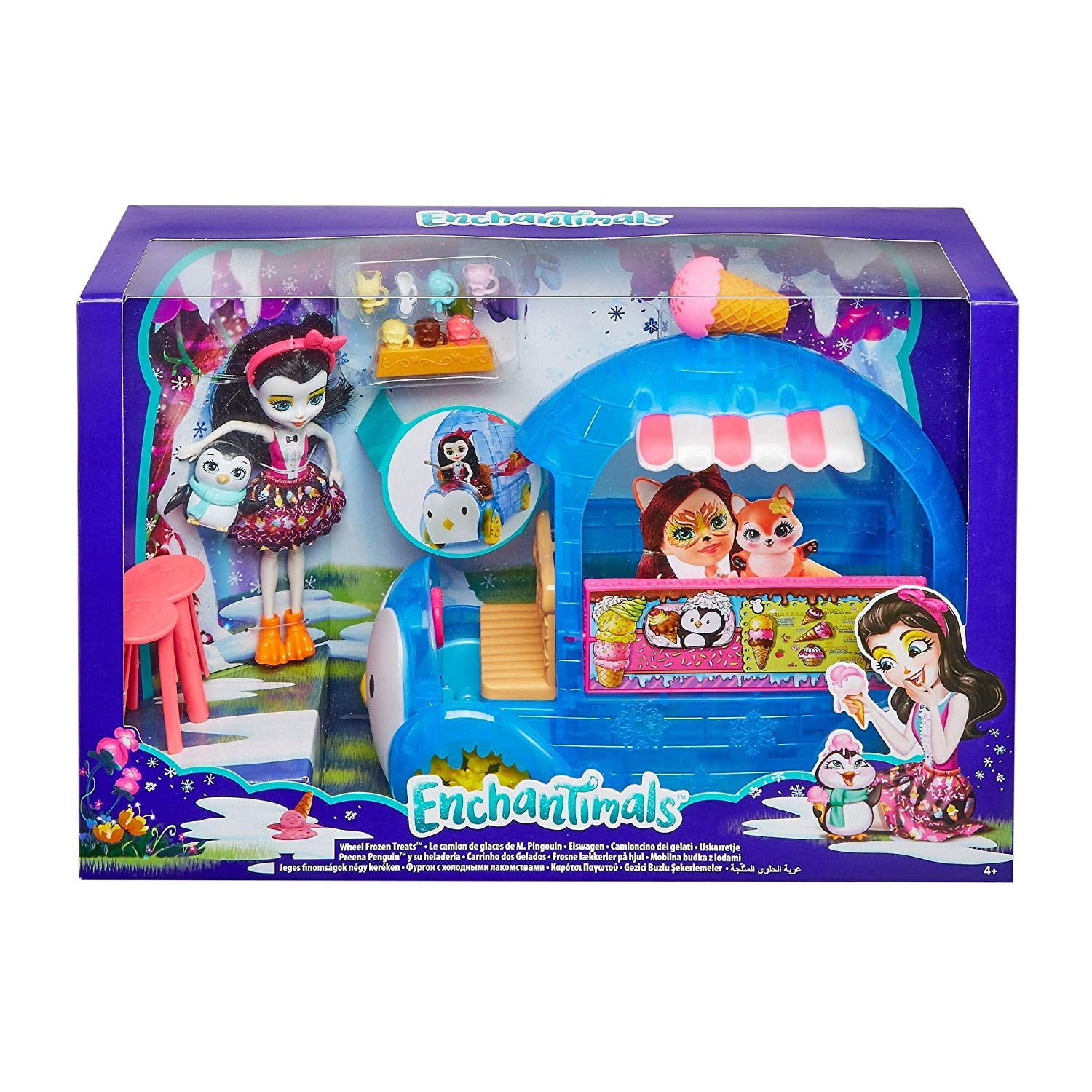 enchantimals preena penguin doll playset