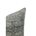 thumbnail image 4 of Fabdivine Thick Linen Hand Block Print Outdoor Throw Cushion Cover , 22"X22", Gray, 4 of 5