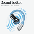 thumbnail image 4 of Nothing Ear(Open) Lightweight Open Ear Headphones with Adjustable Earhooks, Multipoint Connection Bluetooth Earbuds with Clear Voice Technology for AI Calls, IP54, Fast Charging, ChatGPT Supported, 4 of 9