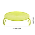 thumbnail image 3 of Dvruxg Versatile Microwave Heating Rack Tray, Durable & Efficient, Space-Saving Design, Non-Stick Easy-Clean Surface, Heat Resistant (-20 to 120°C), Green/Blue, 23.5cm Diameter, 3 of 5