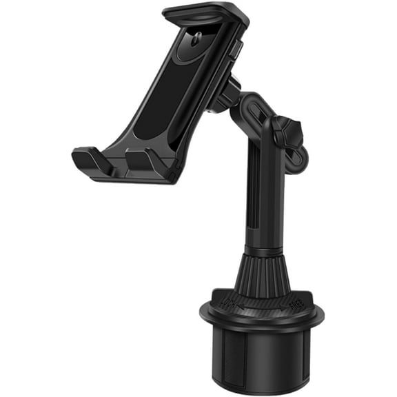 Universal Car Phone Holder for Center Console Adjustable Cup Holder Stand for Smartphones and Tablets Sturdy Design Compatible Most Vehicles