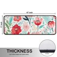 thumbnail image 5 of Kitchen Rugs Sets Of 2,Pioneer Flower Floral Print Pattern Anti Fatigue Kitchen Mat Rugs Non Slip Washable,Decorative Kitchen Floor Mats for Kitchen,Sink,Laundry,17"x47"+17"x47", 5 of 5