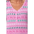 thumbnail image 3 of Barbie Women's Christmas Long Johns Long Sleeve Footless Sleep Pajamas, 3 of 7