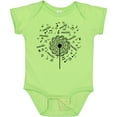 thumbnail image 3 of Inktastic Music Dandelion Musical Boys or Girls Baby Bodysuit, 3 of 5