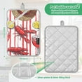 thumbnail image 6 of Yayeee Pot Holders Kitchen Heat Resistant with Pocket 7"x9.8" Cotton Oven Cooking Hot Pads, Red Lobster, 6 of 7