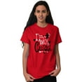 thumbnail image 5 of Im With Cupid Valentines Day Cute Women's Graphic T Shirt Tees Brisco Brands M, 5 of 6