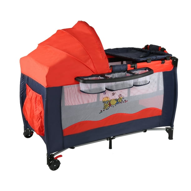 Jeobest Portable Baby Crib Playpen Playard Pack Travel Infant