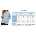 thumbnail image 5 of Hanerdun Women Warm Blouse with Pockets Female Crew Neck Long Sleeve Pullover Shirt Black XL, 5 of 6
