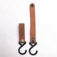 thumbnail image 2 of Gancho de cuero multifuncional para acampar al aire libre | Gancho para tiendas de campaña, mochilas y estantes | Material de cuero portátil y duradero | Agarre seguro para senderismo y picnics |, 2 of 7