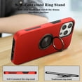 thumbnail image 2 of iPhone 13 Pro Phone Case, Durable Kickstand Magnet Ring Shock Resistant for iPhone 13 Pro Phone Case Red, 2 of 4