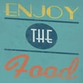 thumbnail image 2 of Grey, Jace 20x20 White Modern Wood Framed Museum Art Print Titled - Enjoy, 2 of 4