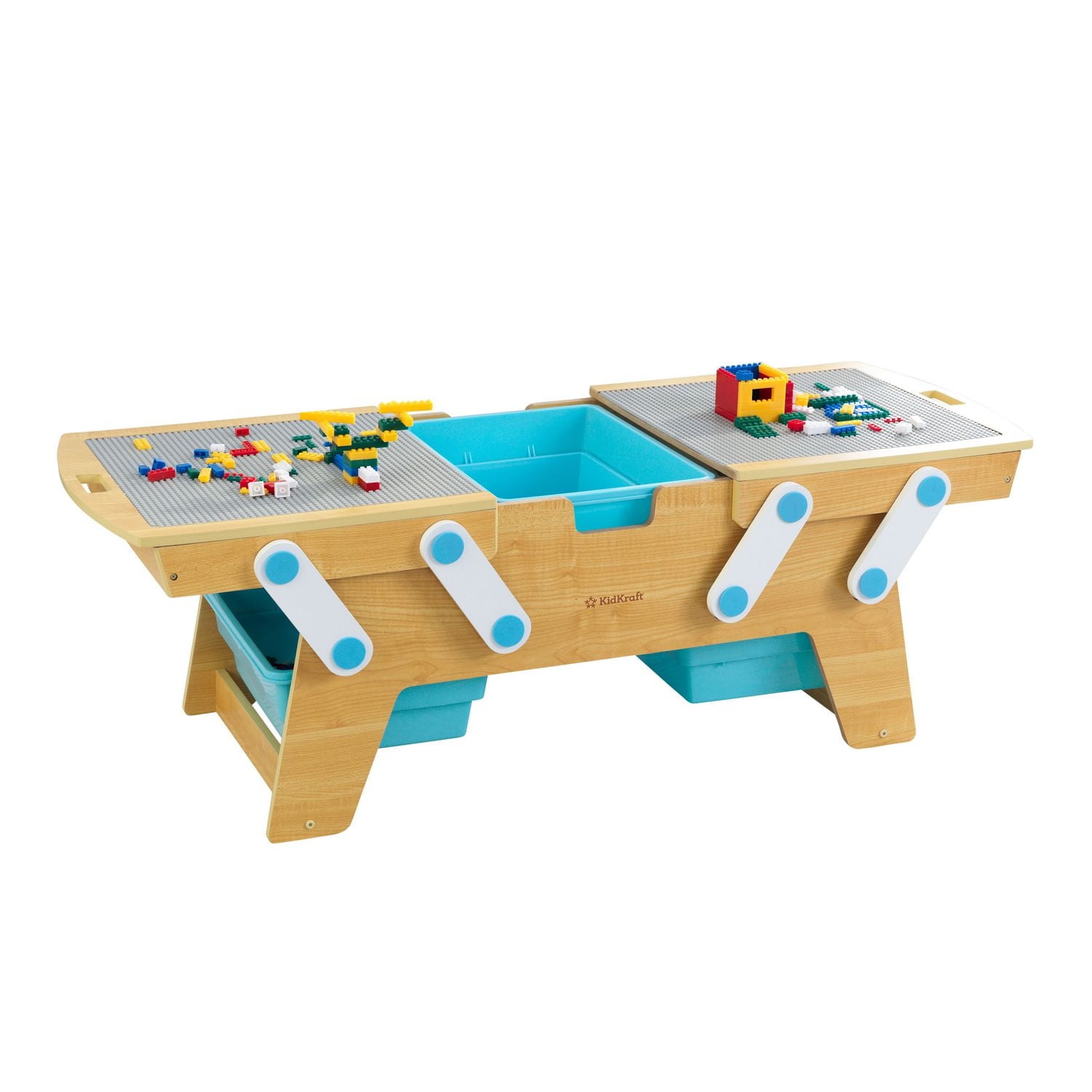 KidKraft Building Bricks Play N Store Table