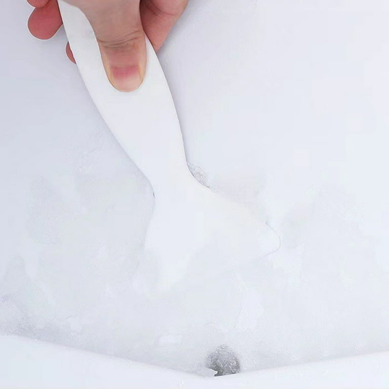 Set Freezer Ice Scrapers White Plastic Defrost Deice Fridge ABS