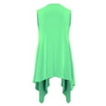 thumbnail image 2 of Made by Johnny Women's Lightweight Sleeveless Draped Open Cardigan S MINT, 2 of 6