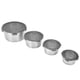 thumbnail image 3 of Contenedores de almacenamiento de alimentos, 4 piezas de acero inoxidable para alimentos Contenedores de alimentos de acero inoxidable Caja para verduras de acero inoxidable Valor inmejorable, 3 of 12