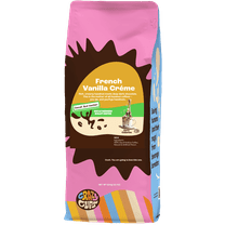 Crazy Cups French Vanilla Crème Decaf Ground Coffee, 10oz, 1 Pack