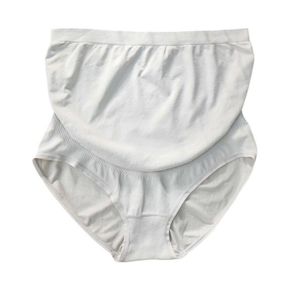 CHUANK 5 Pack Maternity Underwear Plus Size Seamless Pregnancy Panties High Waist Postpartum Belly Support Briefs
