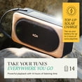 thumbnail image 3 of House of Marley Roots Solar Haut-Parleur Portable Bluetooth Étanche - Noir, 3 of 7