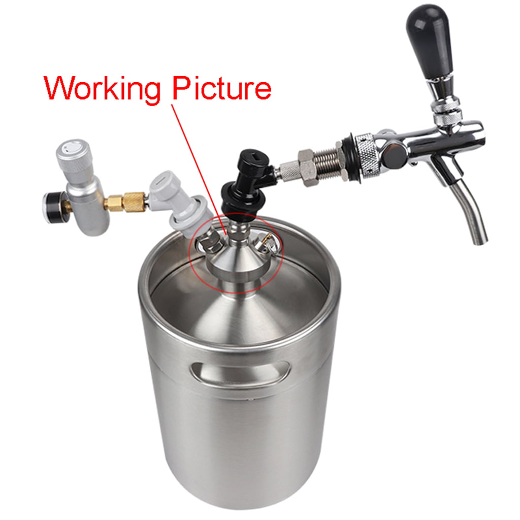 Details about   Stainless Steel Mini Keg Tap Dispenser for Mini Craft Beer Keg Growler USA STOCK 