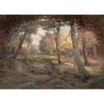 thumbnail image 2 of John Semon 14x11 Black Ornate Wood Framed Double Matted Museum Art Print Titled: Edge of the Woods (C. 1890s), 2 of 5