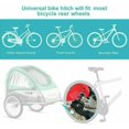 thumbnail image 4 of Acoplamiento para remolque de bicicleta, 2 unidades, enganche de remolque con pasador de seguridad para Qeridoo, modelo de carretilla l, remolque para perros, carros para mascotas, carros de, 4 of 5