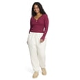 thumbnail image 6 of Mills by Millie Bobby Brown Women's Cut and Sew Henley Long Sleeve Top, Sizes XXS-XXXL, 6 of 9