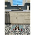 thumbnail image 3 of Winter Holiday Basset Hound Machine Washable Memory Foam Mat, 3 of 4