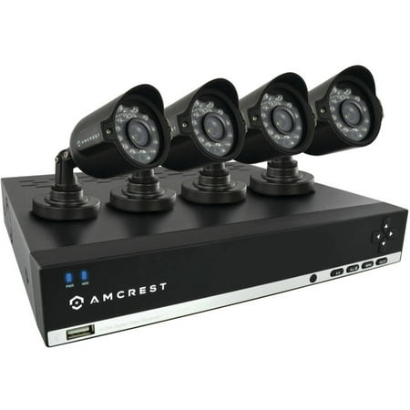 Amcrest 960H Video Security System with Four 800+ TVL