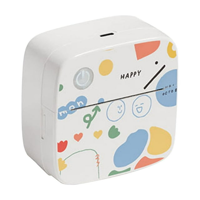 EGNMCR Printers for Home Use Label Printers Photo Label Printing Wrong Organiser Small Home Portable Wireless Bluetooth Thermal Home Storage Kitchen Sorting label printers