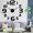 Black,27inch, variant on Arabia Numerals DIY Wall Clock 3D Mirror Effect Acrylic Stickers Clocks Watch Modern Design Wall Watch Self adhesive Home Decor(Silver,27inch)