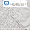 thumbnail image 4 of Honeycomb Waffle Garment Washed 3-Piece Cotton Quilt Set, King, Light Grey, 4 of 7