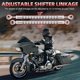 thumbnail image 5 of Amazicha Varilla de cambio cromada compatible con Harley Davidson Softail Touring Street Glide Electra Glide Road King Road Glide Trikes 1986-2024, 5 of 7