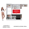 thumbnail image 4 of Cocina Integral Completa Modular Madesa Glamy 290cm BN 03, 4 of 5