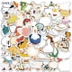 thumbnail image 1 of Set de stickers Hapiuen de 50 piezas, adorables patitos de vinilo impermeables, 1 of 7